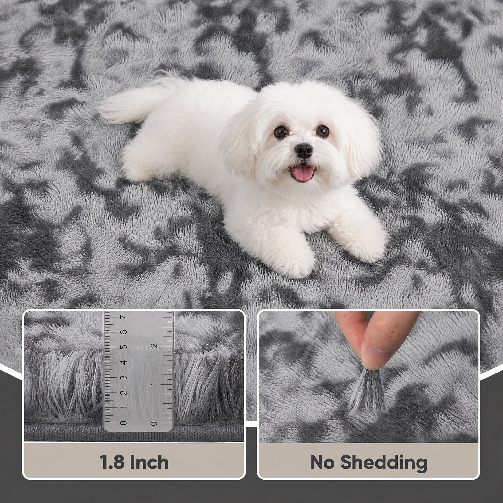 YEERSWAG 4'x6'Area Rugs Fluffy Rug Indoor Shaggy Rugs Area Rugs for Living Room Bedroom Carpet