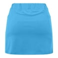 thumbnail image 5 of Flowy Shorts Women's Mini Tennis Skirt with Shorts Underneath, 2025 Athletic Workout Cute Golf Skorts Trendy Summer Gym Shorts Skirts Sky Blue XXL, 5 of 5