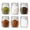 25oz*6-Ribbed, variant on Food Storage Jars 138oz*2 2-Pack Bulk Flour Sugar Rice Ferment Storage