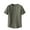 Olive Green, variant on WREESH Men's Henley Tee Summer Casual Solid Color Short Sleeve Shirts with Slim Fitting Green