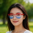 thumbnail image 6 of Patriotic Sunglasses, Red White Blue Star Heart Shaped Rimless Gradient Sunglasses, 4th of July Memorial Day Party Favors, Fun Novelty Sunglasses for Indoor Outdoor Patriotic Holiday Party Supplies, 6 of 6