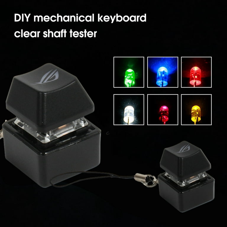 Fidget Keycap Toy - Colorful LED Light, Pocket-sized Finger Button, Mini  Clicker, Relieve Boredom, Sensory Toy, Keyboard Switch Fidget Toy, Stress