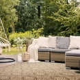 thumbnail image 3 of Safavieh Courtyard Anne Geometric Indoor/Outdoor Area Rug, Dark Beige/Beige, 5'3" x 7'7", 3 of 9