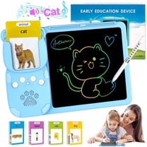 Xueyu Talking Flash Cards LCD Writing Tablet for Preschool, Animals & Nature, 224 Word