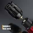 thumbnail image 4 of HAOAN Wireless Tattoo Power Supply for Tattoo Machine  Tattoo Battery Pack 1500mAh  RCA Connector  LED Digital Display  Tattoo Machine Parts for RCA Tattoo Gun1, 4 of 5