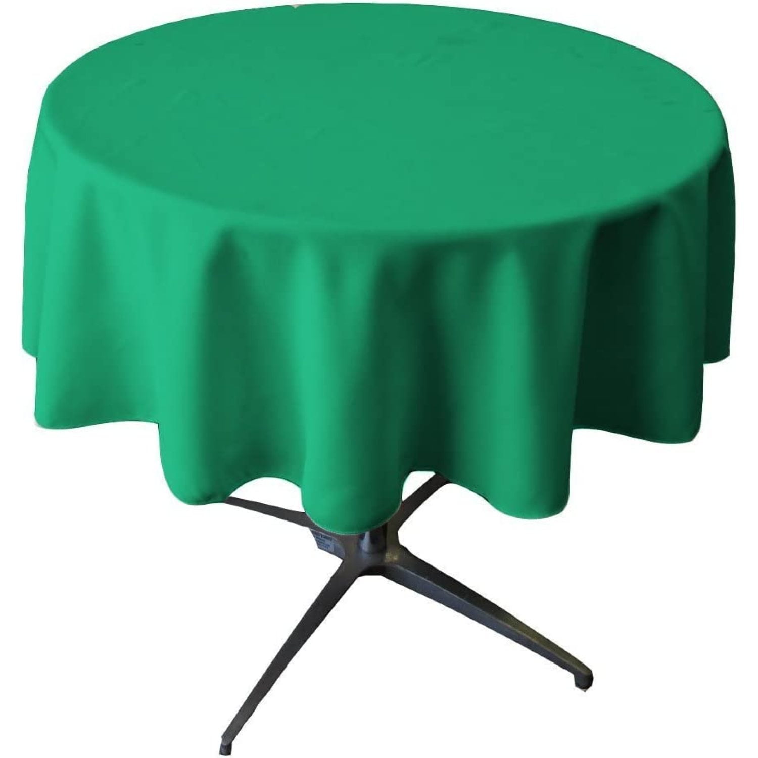 Small Tablecloth Polyester Round 36 Inch by CintBllTer (Teal)