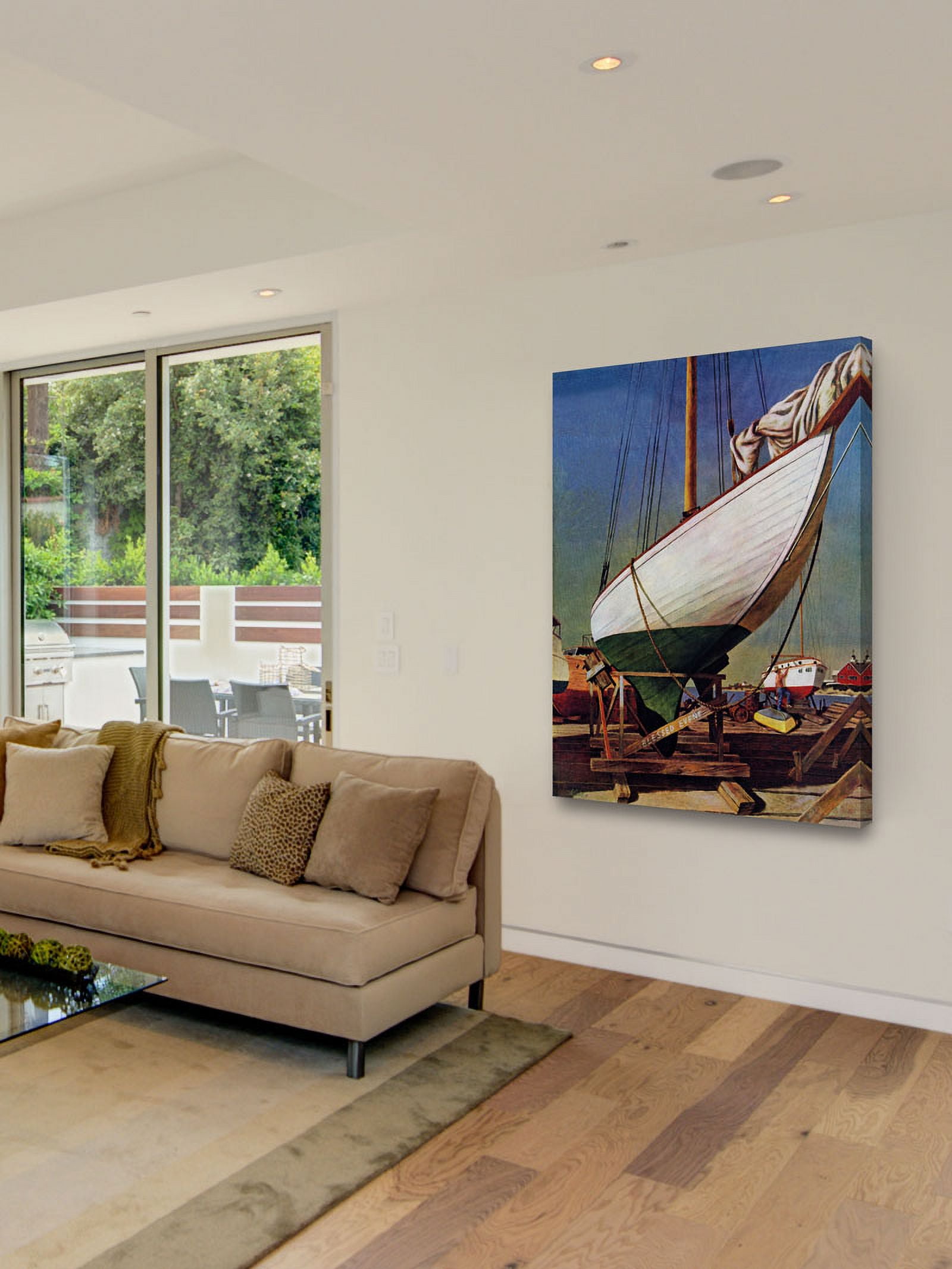 Marmont Hill "Dry Dock" by John Atherton Painting Print on Canvas