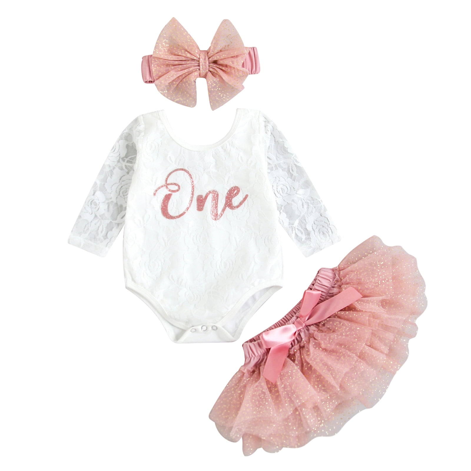 Infant Newborn Baby Girls Short Sleeve Floral Romper Tops Elastic Tutu Skirt Casual Summer Outfit Skirt Sets