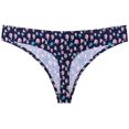thumbnail image 2 of Femmes 6 Pack Strings Sans Couture Sous-Vêtements Soie Glacée Confortable GString Culotte, 2 of 7