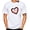 white, variant on Men's Love Graphic Crew Neck Tee Cotton Men Short Sleeve T-Shirt Casual Style and Wear