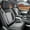 Black & Gray, variant on Seat Covers for 2009-2025 Ford F150 SuperCrew & 2017-2025 F250/F350/F450 Super Duty Crew Cab Pickup XL XLT Lariat King Ranch | Custom-Fit Front Seat Covers(Beige)