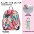 thumbnail image 2 of Watercolor Bee Artwork School Backpack - Spine-Friendly & Durable, 2 of 5