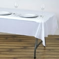thumbnail image 5 of Efavormart 54" x 72" White 10 Mil Thick Waterproof Tablecloth PVC Rectangle Disposable Tablecloth, 5 of 5
