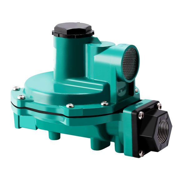 Roastove Équipement à Gaz Lp Régulateur 2ème Étage R622-DFF, Ressort W.C 9-13 Pouces, 3/4 Pouces x 3/4 Pouces NPT