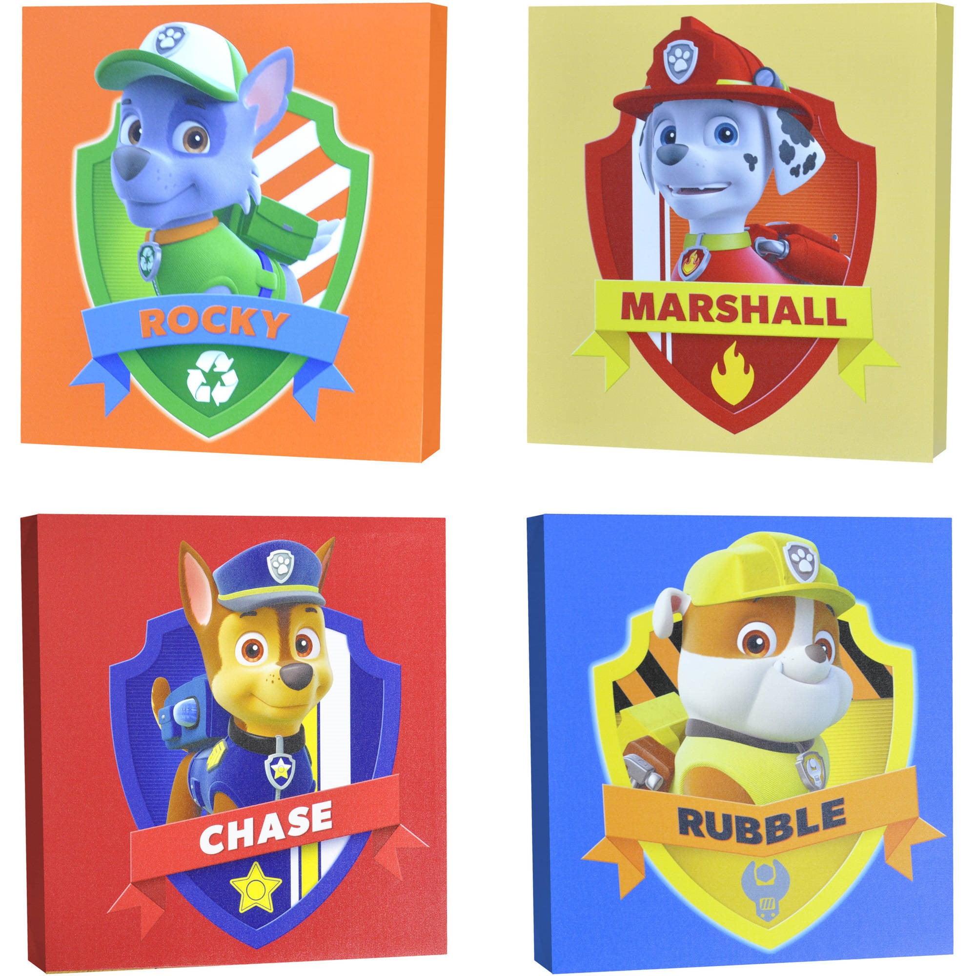 paw patrol canvas boxes