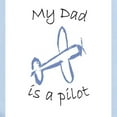 thumbnail image 2 of CafePress - My Dad Is A Pilot Airplane Infant Bodysuit - Baby Light Bodysuit, Size Newborn - 24 Months, 2 of 4