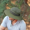 thumbnail image 4 of Tirrinia Unisex Safari Sun Hat with Wide Brim and Adjustable Drawstring, Boonie Cap for Camping, 4 of 7