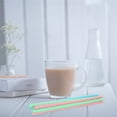 thumbnail image 6 of ETHZZLE Reusable Silicone Drinking Straws Set with Smooth Inner , Assorted Colors for Use, 6 of 8