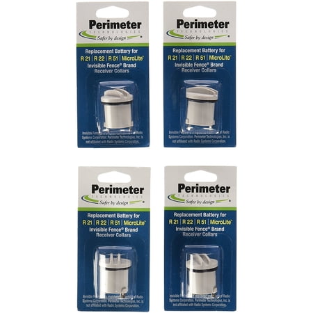 WALMART KIT 4 PACK Battery Perimeter Technologies Invisible Fence Compatible R21 & R51 for Dog Collars - IFA-001 price history on PriceWatchPro