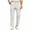White, variant on Men's High Stretch Golf Pants, Slim-Fit Flat Front Outdoor Pants of Lightweight