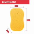 thumbnail image 3 of Large Car Cleaning Sponges 3-Pack - Gentle on Paint, Scratch-Free, Absorbent, Easy Dirt Removal for Exterior and Interior Use, 3 of 5