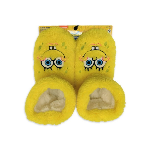 SpongeBob SquarePants Women's Plush Bootie Slipper Socks, Sizes S