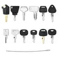 thumbnail image 2 of 12keys Forklift Key Set For 14603 Key For Clark For Jbc/14607 For Takeuchi For 459a, 2 of 4
