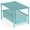 Turquoise, variant on Stackable Under Sink Cabinet Sliding Basket Organizer Drawer, Bronze Finish, Space-Saving Kitchen Storage Solution, Easy Slide Out, Durable Metal Wire Basket Organizer