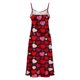 thumbnail image 5 of TaTaai Women‘s Valentine Nightgown, V-Neck Sleeveless Slit Slip Dress, Floral Printed Satin Loungewear, Summer Sleepwear Pajama Dress Gift, 5 of 8