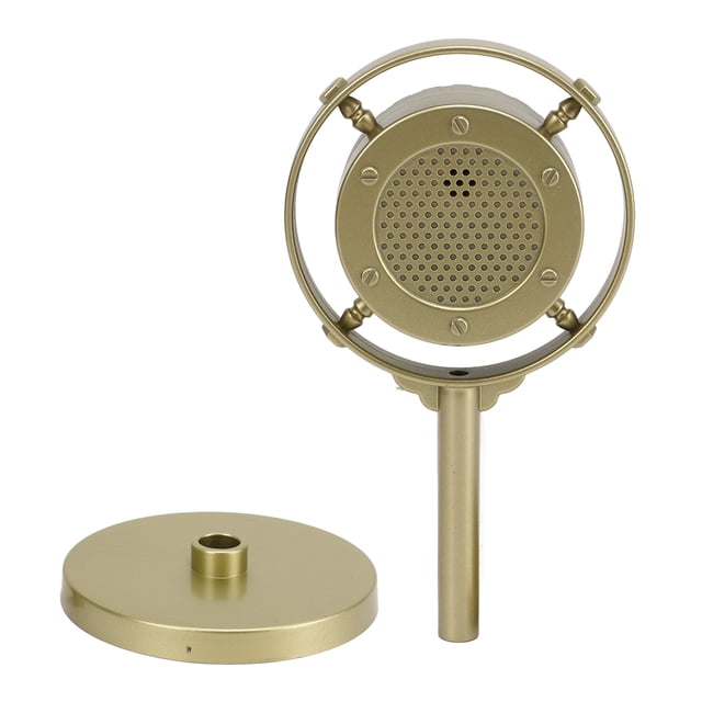 Proporro De Micrófono De Decoración Retro, Accesorios De Micrófono Nostálgicos Para Decoración Antigua Colectores De Micrófono Clásico Fotografía De Fotografía,