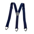 thumbnail image 1 of Tirantes elásticos de trabajo para hombre, cómodos y resistentes, accesorios para disfraces de 1,5 pulgadas Azul marino 3 ganchos, 1 of 7