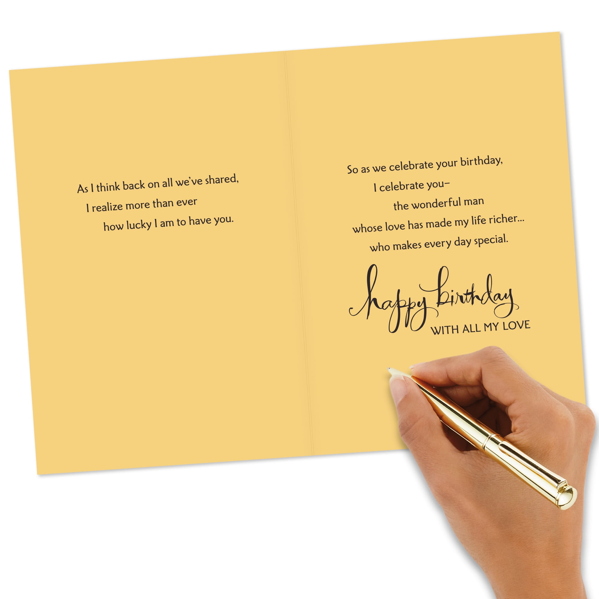 Hallmark Romantic Birthday Card for Husband (I Celebrate You)