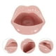thumbnail image 2 of EeaseMX Cenicero de cerámica con forma de boca de labio, novedoso cenicero para el hogar (rosa), 2 of 7