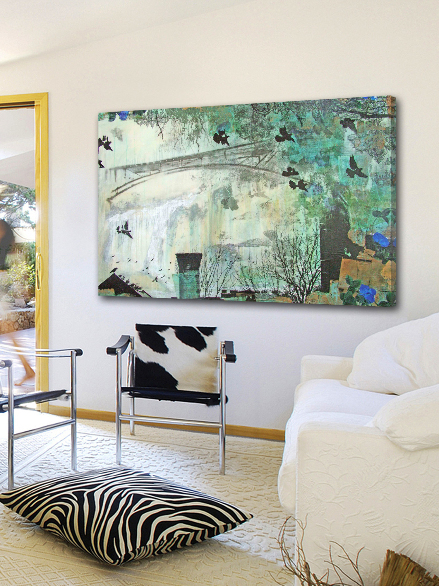 Marmont Hill "Genevieve Couteur" by Tracy Silva Barbosa Painting Print on Canvas