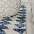 thumbnail image 4 of JONATHAN Y MOROCCAN HYPE 4 x 6 Area Rug, Aisha Moroccan Triangle Geometric - Cream/Navy, MOH206D-4, 4 of 8
