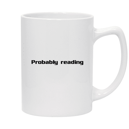 

Probably Reading - 14oz Ceramic White Statesman Coffee Mug White