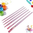 thumbnail image 1 of 6PCS/Set Nylon Hair Smoothly Brush Paint by Numbers, Nylon Brush Set Paint by Number, Rounded Round Tip Art Brushes, Professional Round Paint for Watercolors, Acrylics, Inks, Oil and Detail, 1 of 7