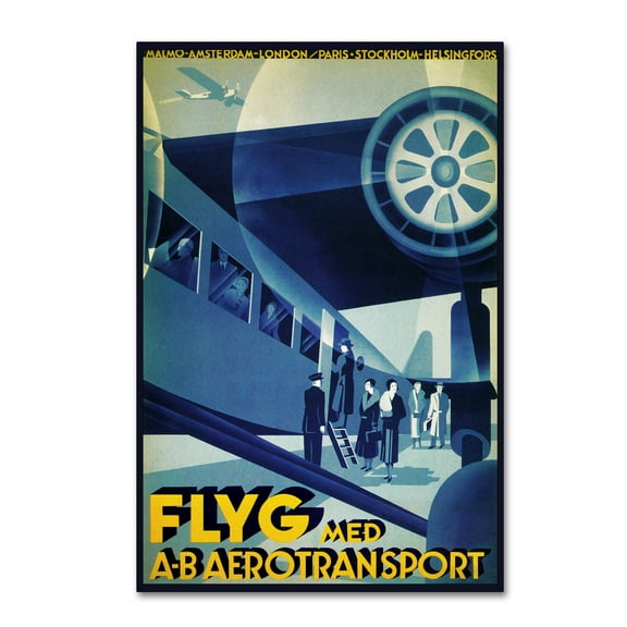 Trademark Fine Art 'Travel 288' Canvas Art by Vintage Lavoie