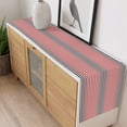 thumbnail image 5 of Ombre Red Black Striped Table Runner Farmhouse Modern Stripes Tablerunners 13 x 48 Inch, Table Decorations Tabletop Scarf for Summer Gathering Holiday Farmhouse Kitchen Dining Decor, 5 of 7