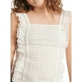 thumbnail image 2 of Justice Girls Smocked Ruffle Garment Dye Tank Top, Sizes XS-XLP, 2 of 4