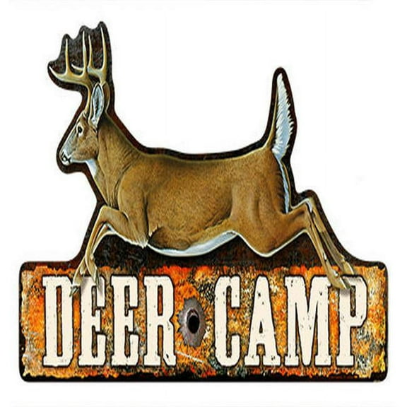 Deer Camp Novelty Sign