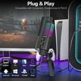 thumbnail image 4 of ZealSound Podcast Microphone for PC/Mac/iPhone/Phone – 96kHz/24bit USB Condenser Mic with Noise Reduction, Tap-to-Mute, Gain Control, Zero-Latency Monitor, RGB Light for Streaming, Gaming, Recording, 4 of 9