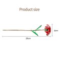 thumbnail image 3 of Flor De Rosa Chapada En Oro De 24 Quilates Flor Pintada Real Rose Artesanía Hecha A Mano Día De San Valentín Día De La Madre Artesanía Scienceny HA020325-00, 3 of 5