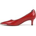 thumbnail image 3 of Franco Sarto Women's Kalsa Kitten Heel Pump Crimson Red Glossy 10W, 3 of 5