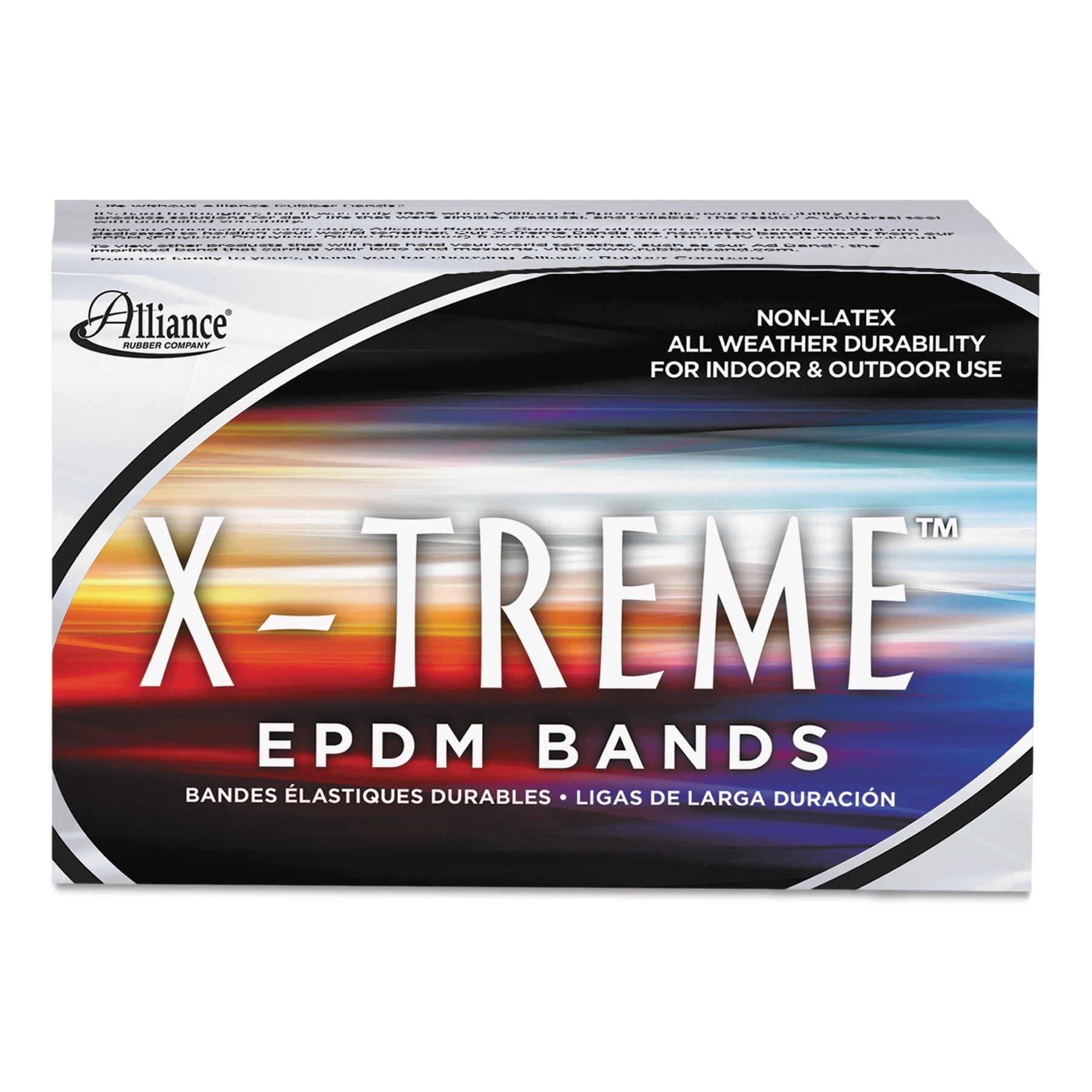Alliance Rubber X-treme File Bands, 117B, 7 x 1/8, Lime Green, 1-lb. Box