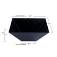 thumbnail image 2 of Smarty 3 qt. Black Square Plastic Serving Bowls 24ct, 2 of 2