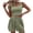 Army Green, variant on Baqcunre Lounge Sets for Women,Summer Shorts Sets 2 Piece Sleeveless Matching Crop Top and High Waisted Shorts,Outfits for Women Womens Pajamas Pajama Set Womens Clothes Grey L
