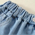 thumbnail image 6 of shoper Toddler Girl Shorts, Stylish Girls Denim Shorts Comfortable Stretchy Waistband Soft for Daily Playwear and Outdoor Activities, 6 of 9