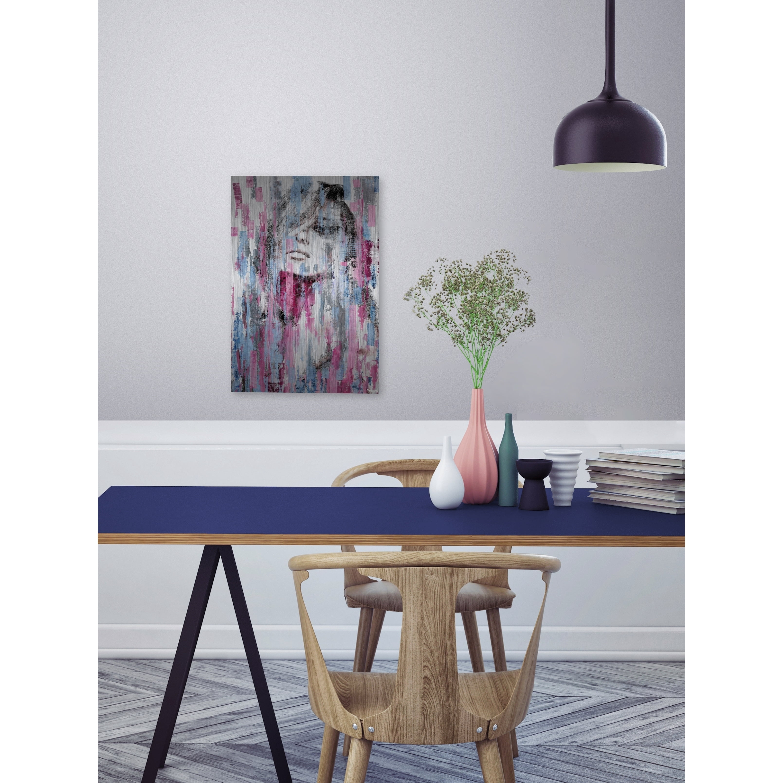 Marmont Hill "Hello Beauty II" Painting Print on Brushed Aluminum