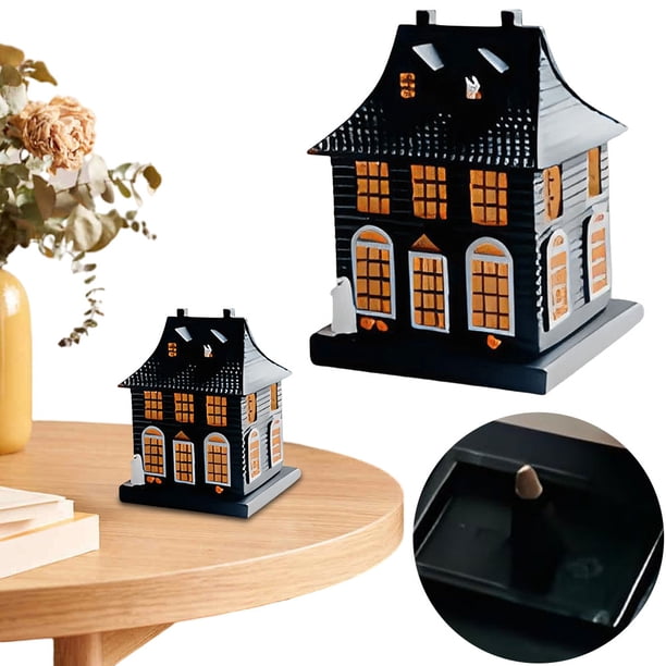 Cono Incienso en Forma Casa Bruja Cgtredaw para Mesa Fiesta Halloween